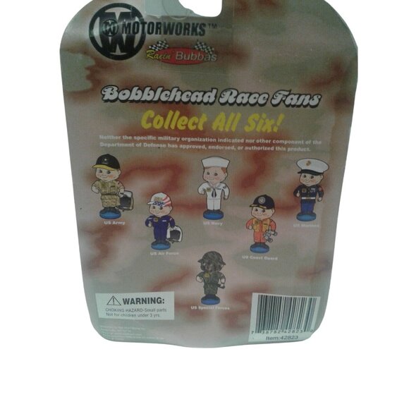 USA US Air Force Bobblehead Motorworks Racin Bubbas Squadron NEW - Picture 6 of 7